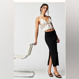 Free People Golden Hour Midi Skirt